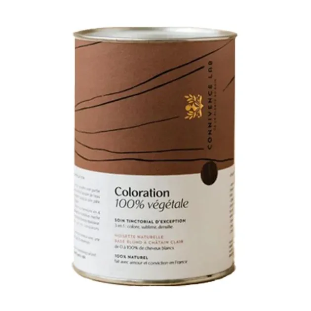 Connivence Lab Coloration végétale Noisette Naturelle - 100 g