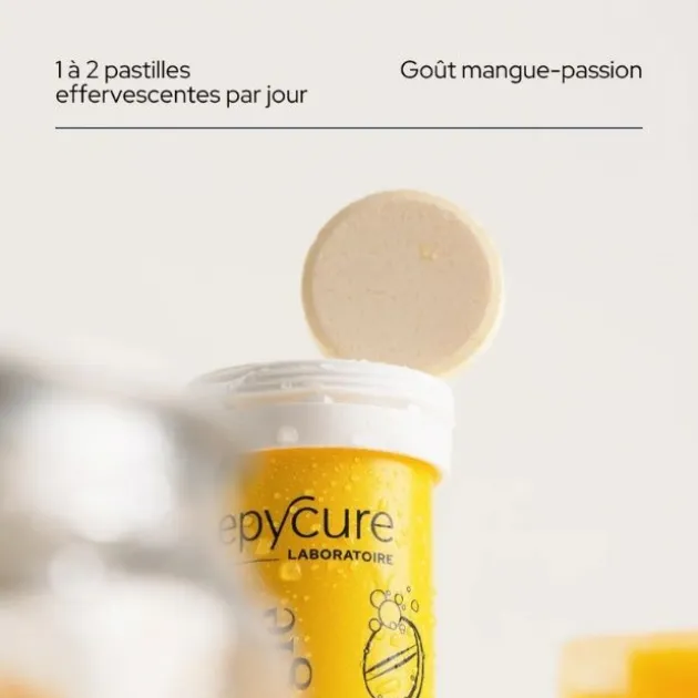 Epycure Électrolytes Énergie Mangue Passion - 20 pastilles