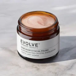 Evolve Beauty Exfoliant visage Rose Quartz - 60 ml