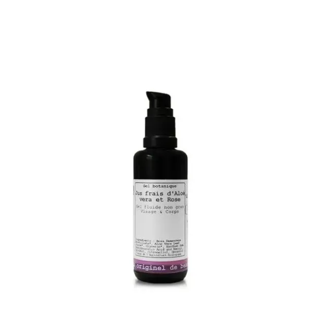 Hevea Gel botanique jus frais d'aloe vera et rose - 200 ml