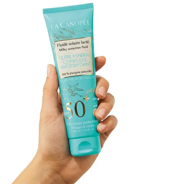 La Canopée Fluide solaire lacté SPF50+