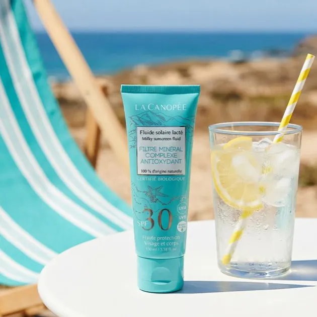 La Canopée Fluide solaire lacté SPF30
