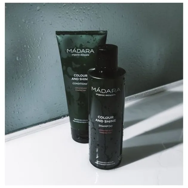 Madara Cosmétiques Après-Shampoing sans sulfate Couleur & Lumière - 200 ml
