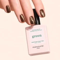 Manucurist Top Coat Irisé Green™ - 15 ml