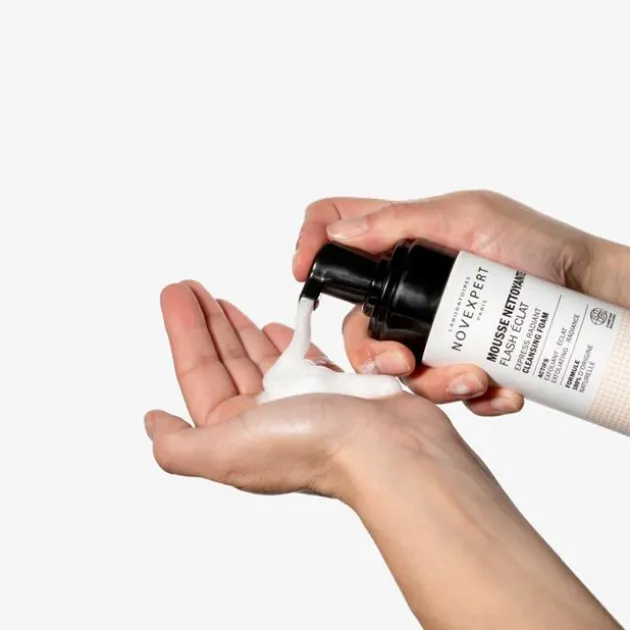 Novexpert Mousse nettoyante Flash Éclat - 150 ml