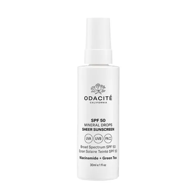 Odacité Crème solaire invisible Mineral Drops SPF50 - 30 ml