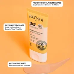 Patyka Crème Solaire Teintée Visage SPF50+ - 40 ml