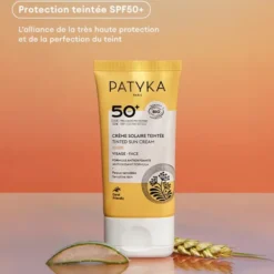 Patyka Crème Solaire Teintée Visage SPF50+ - 40 ml
