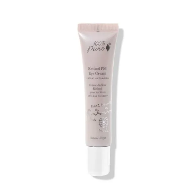 100% Pure Crème Contour Des Yeux Du Soir Au Rétinol - 15 ml