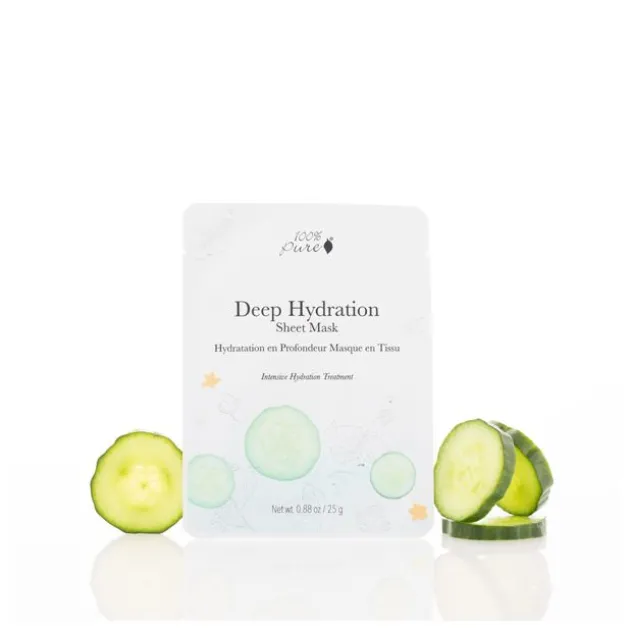 100% Pure Masque En Tissu Hydratant - 25 g