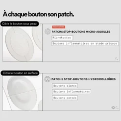 Skin & Out Patchs micro-aiguilles stop-boutons Clear Out x9