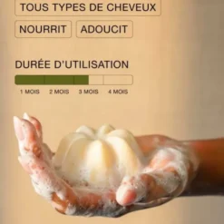 Umaï Shampoing solide Rhubarbe & Sésame - 50 g